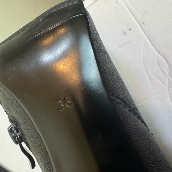 Z London Leather Over The Knee Tall Boots Zip Lace Up Stiletto Heels Black 36 - Picture 10 of 16